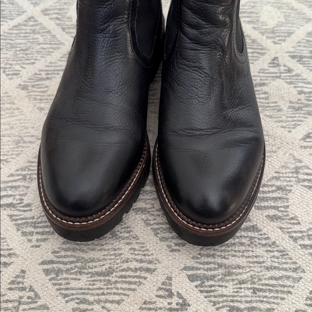 Black leather Chelsea boots - Picture 5 of 12